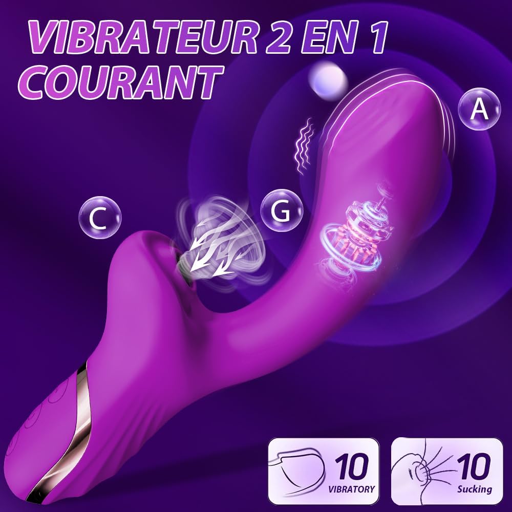 [Astante Living] Flapping Vibrator Dildo G Spot Rabbit Clitoris Vibrator with  10 Vibration 10 Flapping Modes for Clit Nipples Anal Multi Stimulation Rechargeable Adult Sex Toys for Women