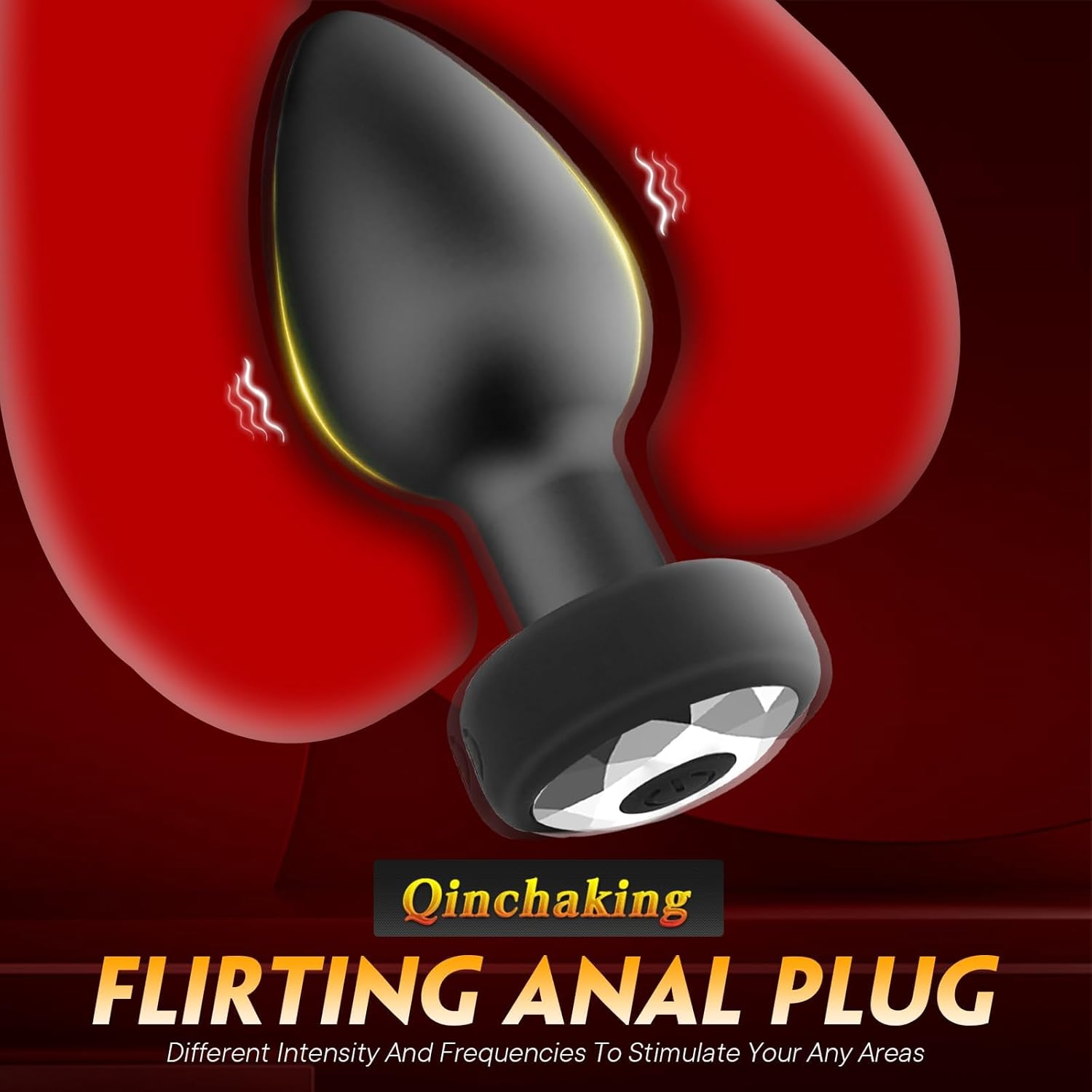 [Astante Living ] Smart Anal Plug Vibrator Wireless Remote Control Butt Plug Vibrating Male Prostate Massage Waterproof Rechargeable Silicone Adult Sex Toy for Men Women Couples
