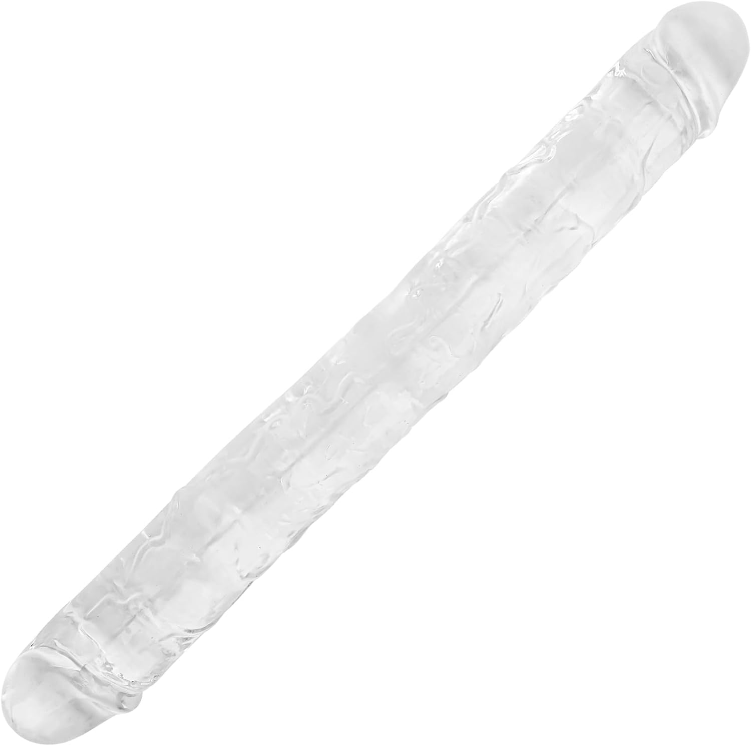 [Astante Living]18 Inches Double Sided Long Dildo Crystal Jellies Realistic Extra Plus Dong Dual Penetration Anal Plug Adult Sex Toy for Lesbian Women Couple