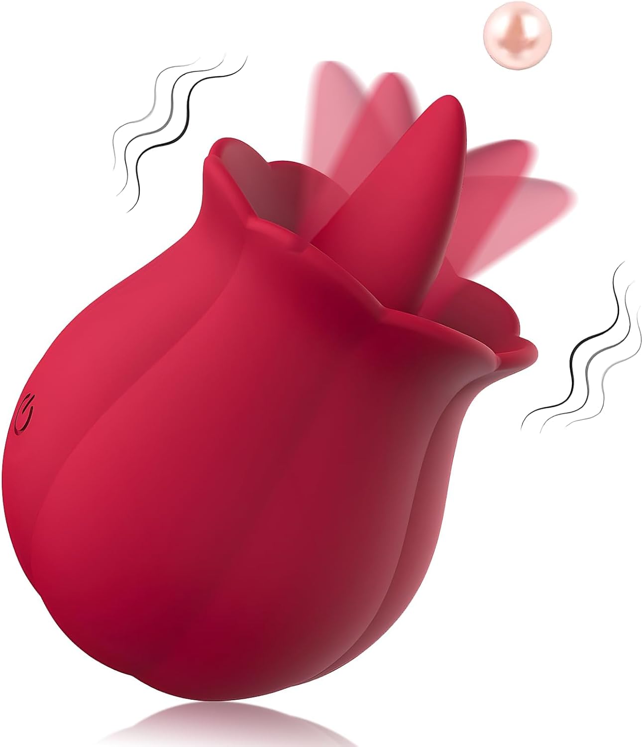 [Astante Living]Rose Tongue Licking Vibrator Sex Toy Clitoral Sucker Clit Nipples Anal Stimulator Compact Adult Foreplay Solo Play Game Masturbation Gift for Women Ladies Couples