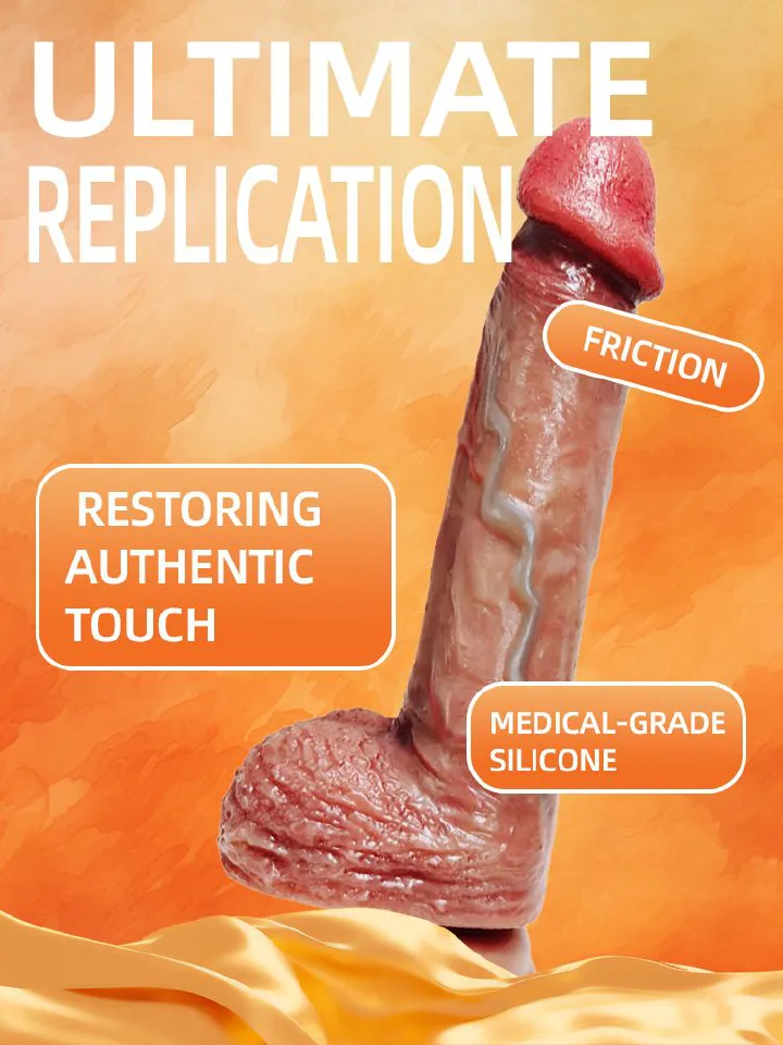 [Astante Living] Realistic flesh colored dildo, medical silicone dildo, G-spot, anus, curved adult sex toy, suitable for male and female couples and girlfriends -Limited FREE Gift!