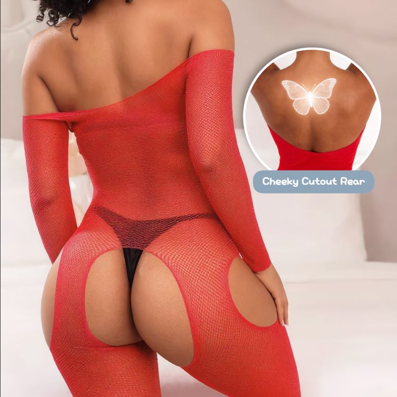 [Astante Living] Sexy Top+Underwear Sex Lingerie Fishing Net High Elasticity Hollowed out Bra underpant sex toys adult gift Sexy laceOutfit for Women, Erotic Nightwear for Couples