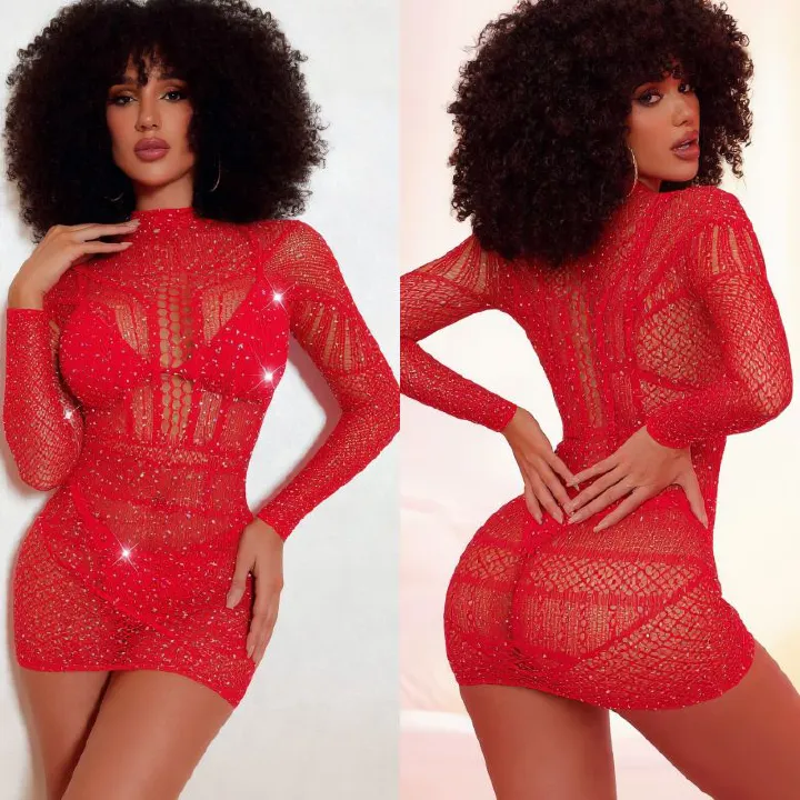 [Astante Living] Women'S Lingerie Sexy Lingerie,Sexy Top+Underwear Sex Lingerie Fishing Net High Elasticity Hollowed out Bra underpant sex toys adult gift Sexy lace