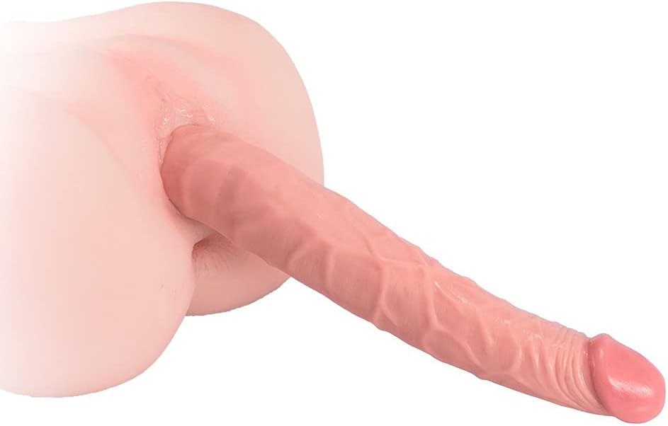 [Astante Living]18 Inches Double Sided Long Dildo Crystal Jellies Realistic Extra Plus Dong Dual Penetration Anal Plug Adult Sex Toy for Lesbian Women Couple