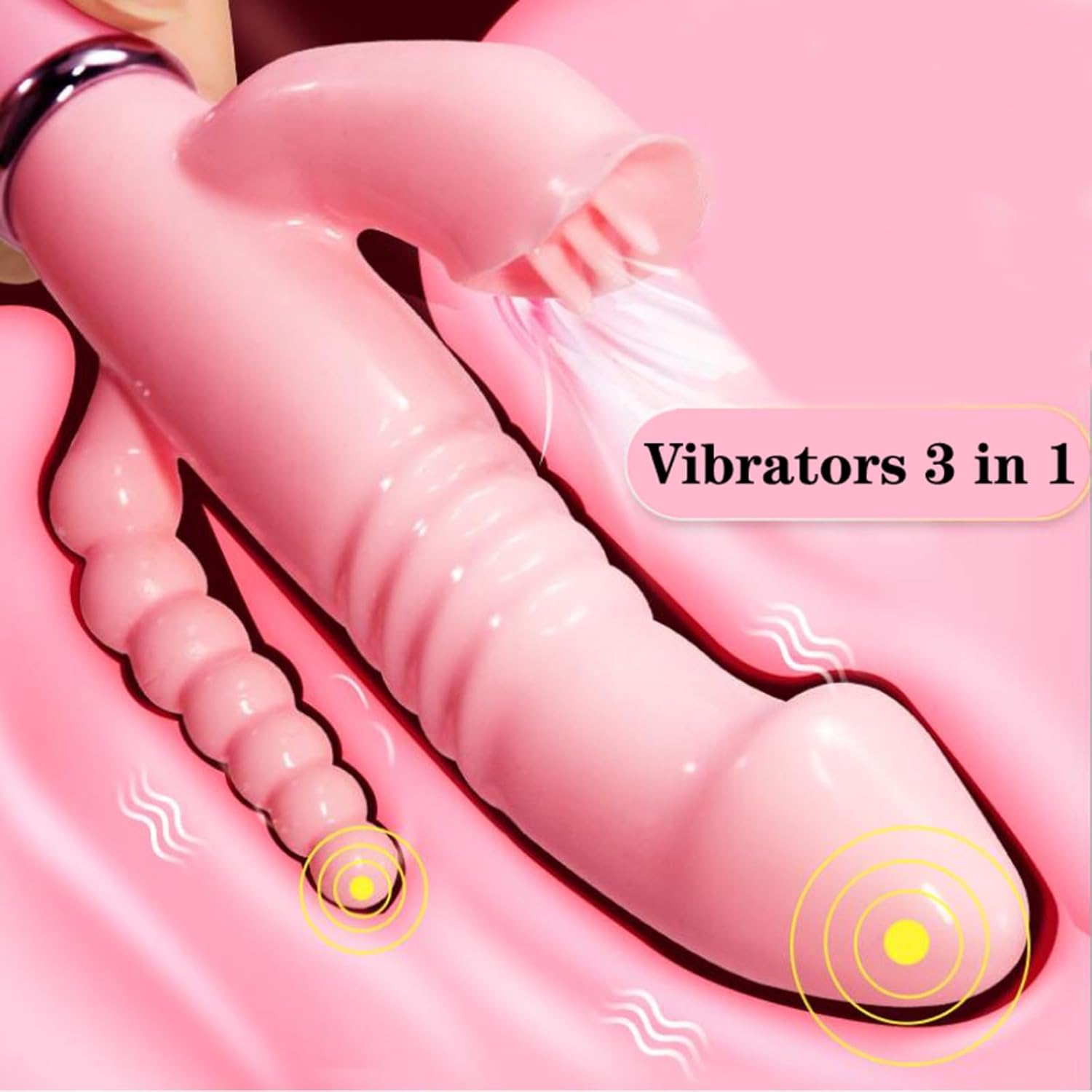Sex Toys Dildo Vibrators Adult Penis Anal Double Penetration Vibrator Masturbation Anal Clit Vibrators G-spot Clitoral Stimulators Female Orgasm Sex Toys