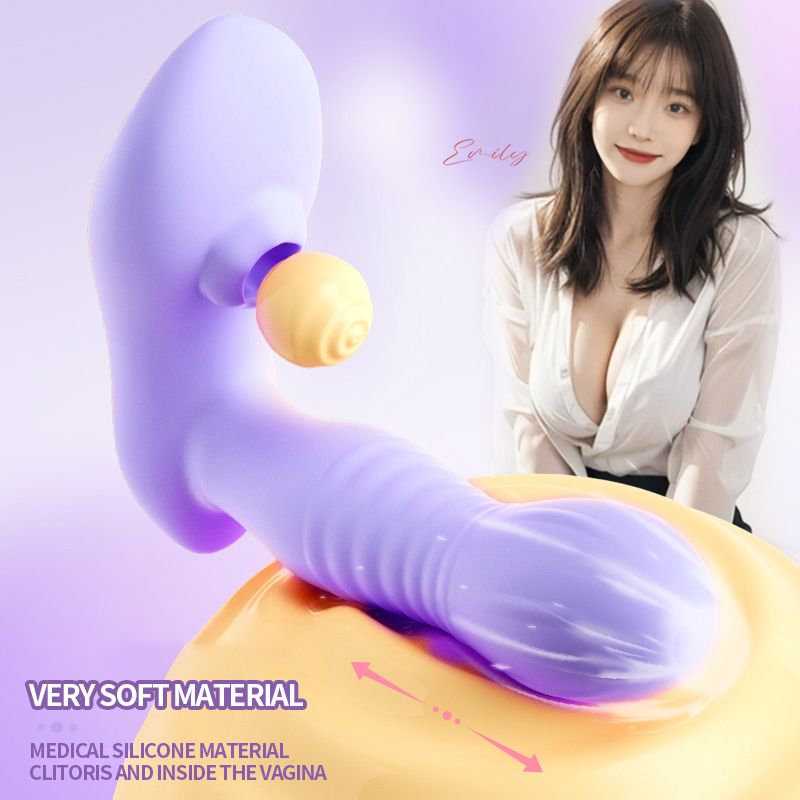 2-in-1 Wearable Electric Vibrator, G-Spot and Clitoral Stimulator with Nipple Vibration and Suction Stimulation, App-Enabled Adult Sex Toy for Women, Couples Play, Intimate Use and Gifts view 2