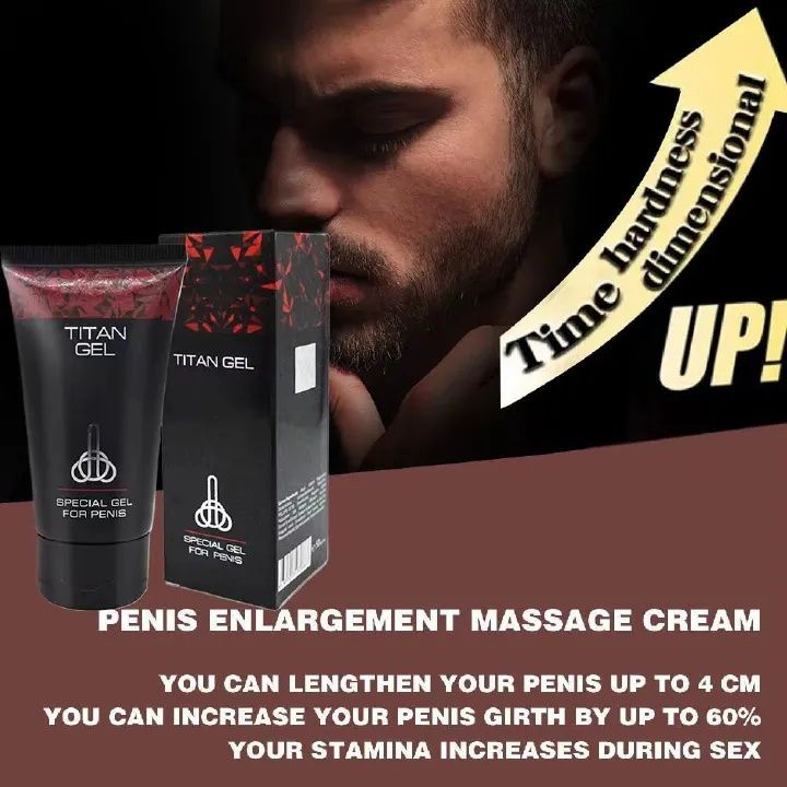 50ml Male Penis Enlargement Cream, XXL Big Dick Growth Gel with Massage Lube, Titan Penis Extender for Men, Enhancement Sex Cream for Longer & Thicker, Adult Product for Solo Couple