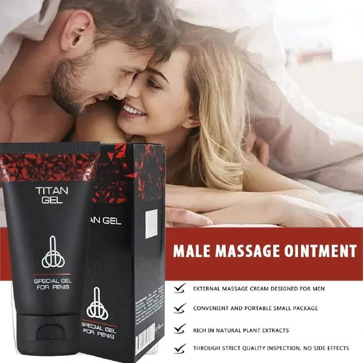 50ml Male Penis Enlargement Cream, XXL Big Dick Growth Gel with Massage Lube, Titan Penis Extender for Men, Enhancement Sex Cream for Longer & Thicker, Adult Product for Solo Couple