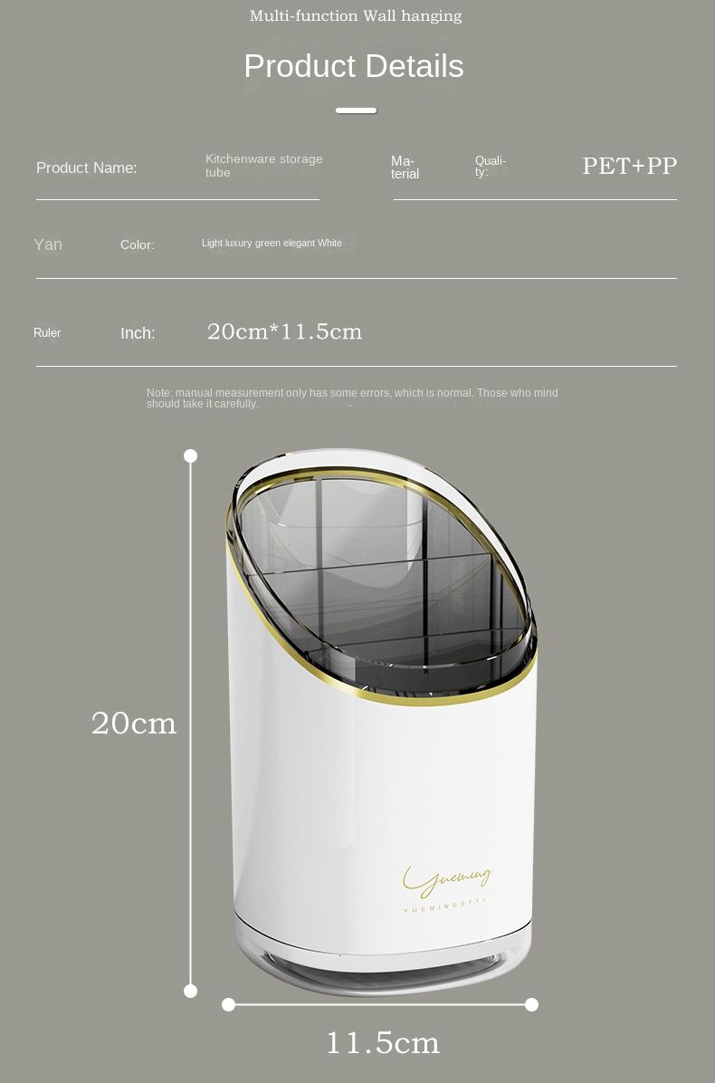 High Quality Kitchen Cutlery Drain Box – Multifunctional Utensil Holder with Draining Base for Spoons, Forks, Knives – Space-Saving Tableware Storage Organizer for Home Kitchen Use