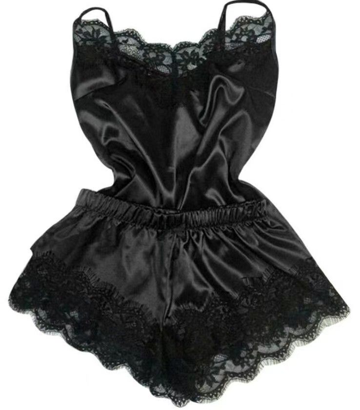 Sexy Lingerie Women Silk Lace Casual Loose Solid Sleeveless Dress Babydoll Nightdress Nightgown Sleepwear Summer Clothes