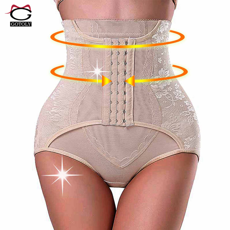High Waist Trainer Tummy Control Panties Butt Lifter Body Shaper Corsets Hip Abdomen Enhancer Shapewear Underwear Panty Hooks
