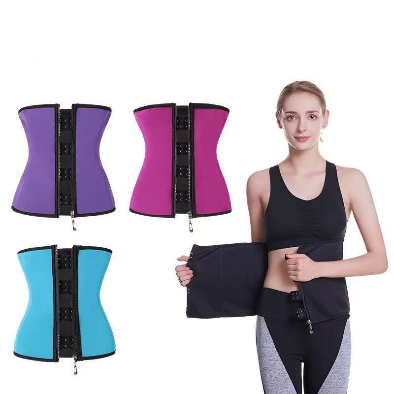 Women Waist Trainer Belt Shaper Waist Cinchers Zipper Body Shaper Zip Corset Girdle Slim Belt Slimming Waistband