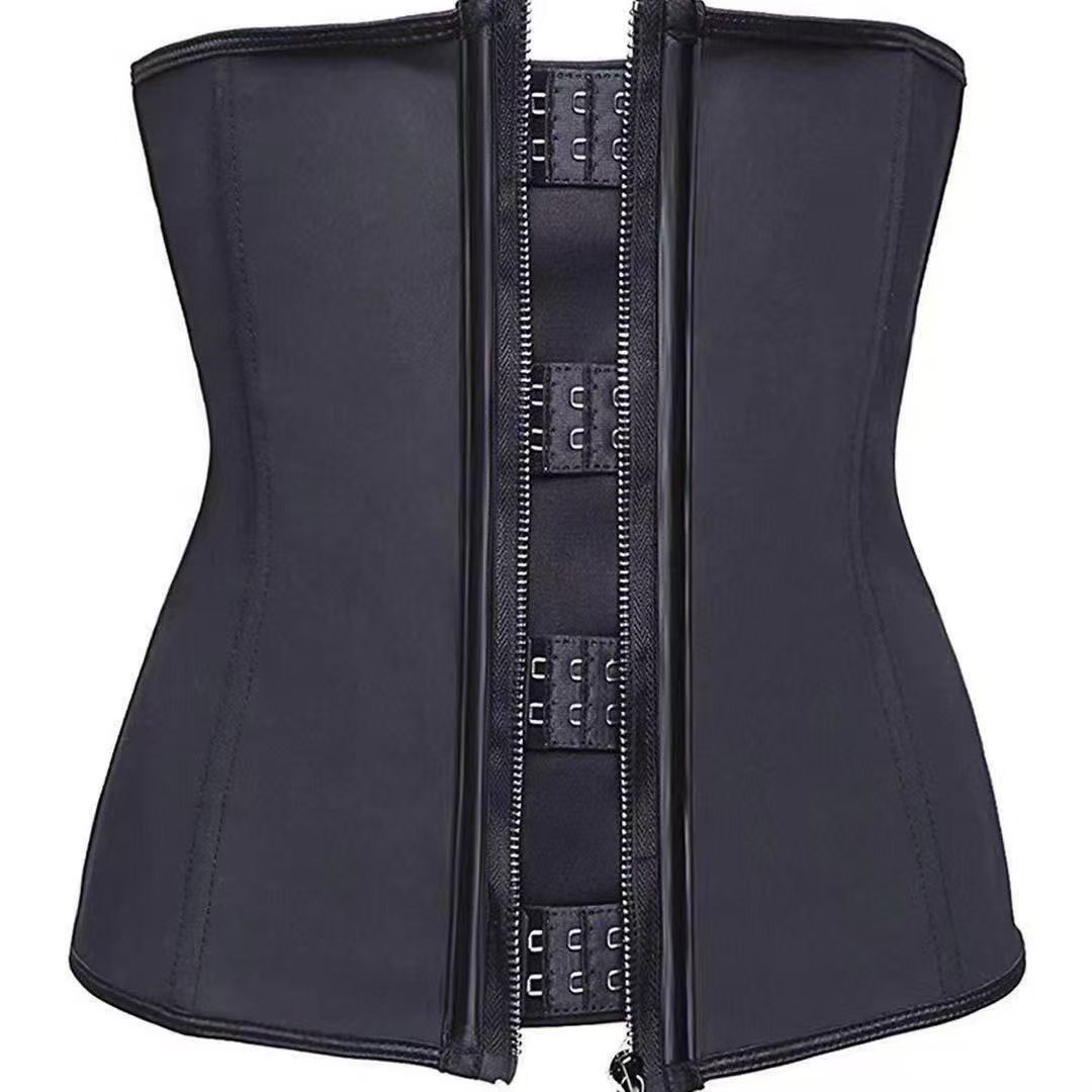 Women Waist Trainer Belt Shaper Waist Cinchers Zipper Body Shaper Zip Corset Girdle Slim Belt Slimming Waistband