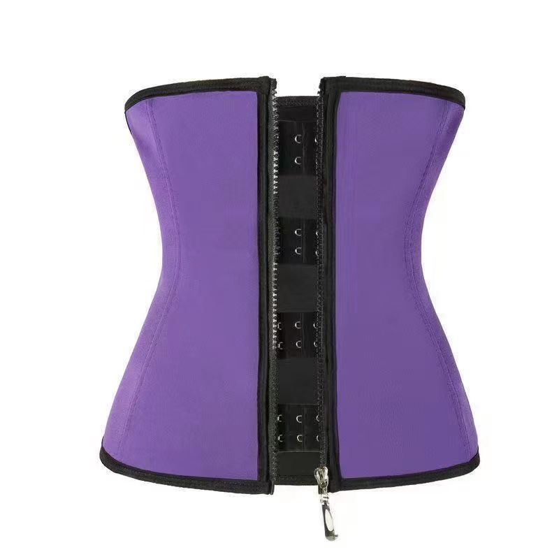 Women Waist Trainer Belt Shaper Waist Cinchers Zipper Body Shaper Zip Corset Girdle Slim Belt Slimming Waistband