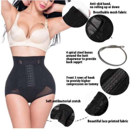 Women Waist Trainer Body Shaper Butt Lifter High Waist Control Panties Shapewear Tummy Shaper Girdle Slimming Belt