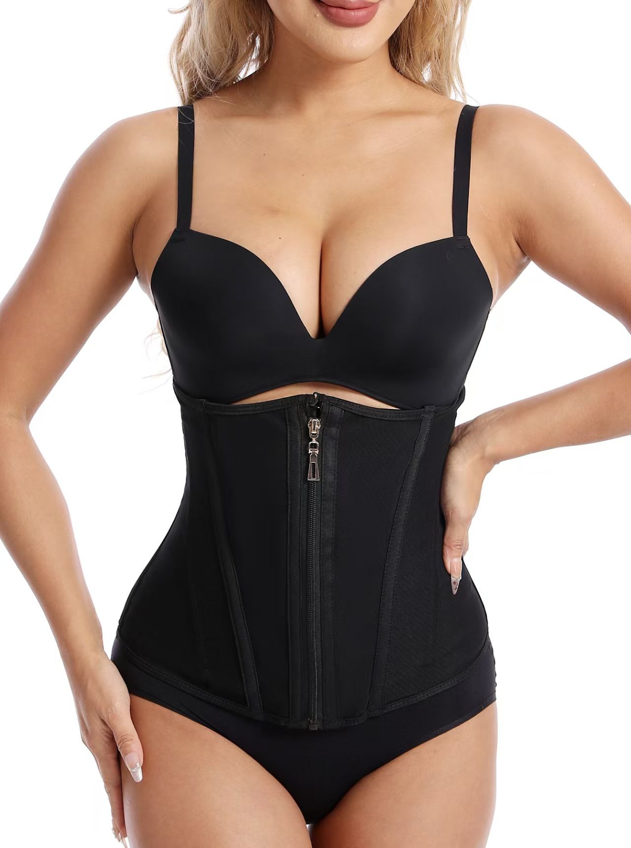 New fashionable women's Waist Trainer bodybuilding plus size jumpsuit slimming clothes women's belly cinching waist belt tight corset shapeshifter