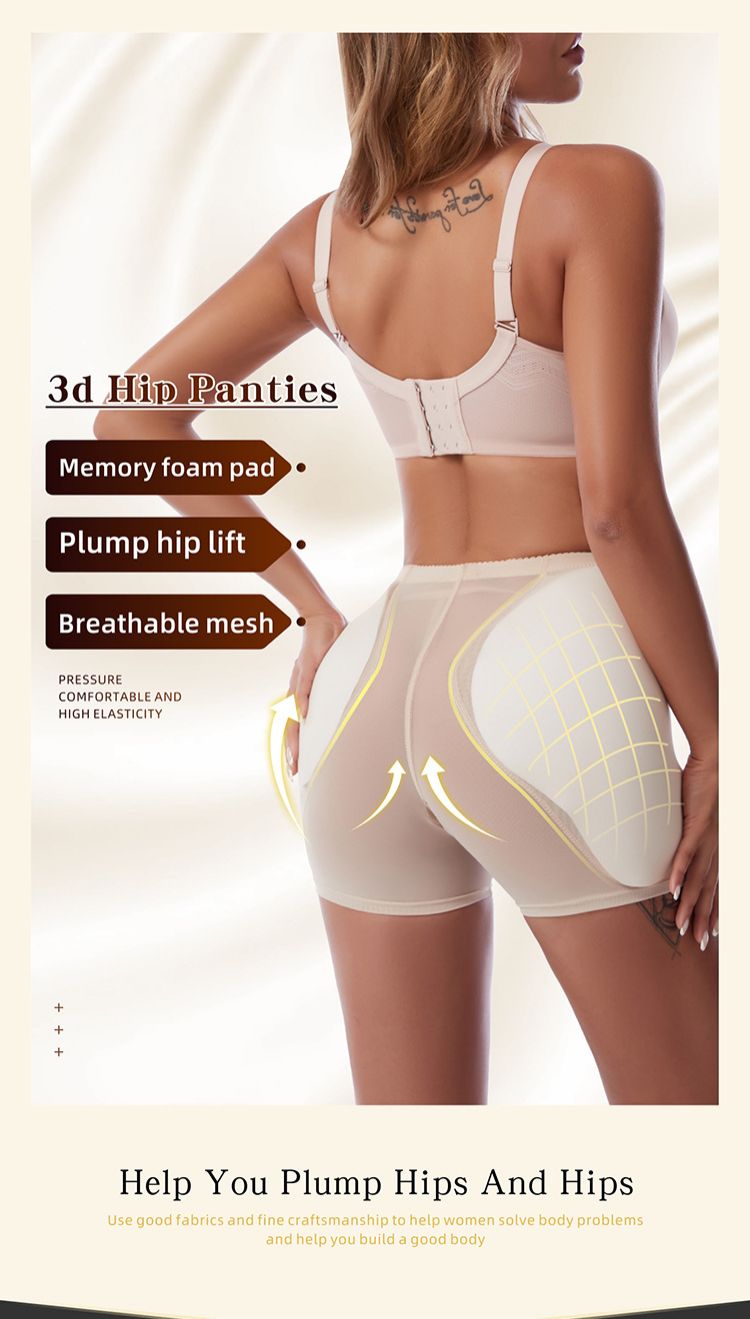 Women Butt Lifter Hip Enhancer Shaper Panties Body Shaper Hip Pad Sexy Underwear Bodyshorts Body Shapewear S-6XL