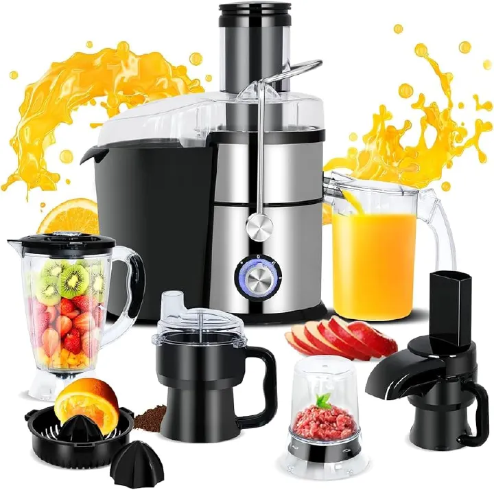 Seara Tiger 15-in-1 Blender 1800W – 2.5L Unbreakable PC Jar, Multi-Function Food Processor, Full Set Attachments, High-Speed Motor, Durable & Powerful Kitchen Blender – Brand New