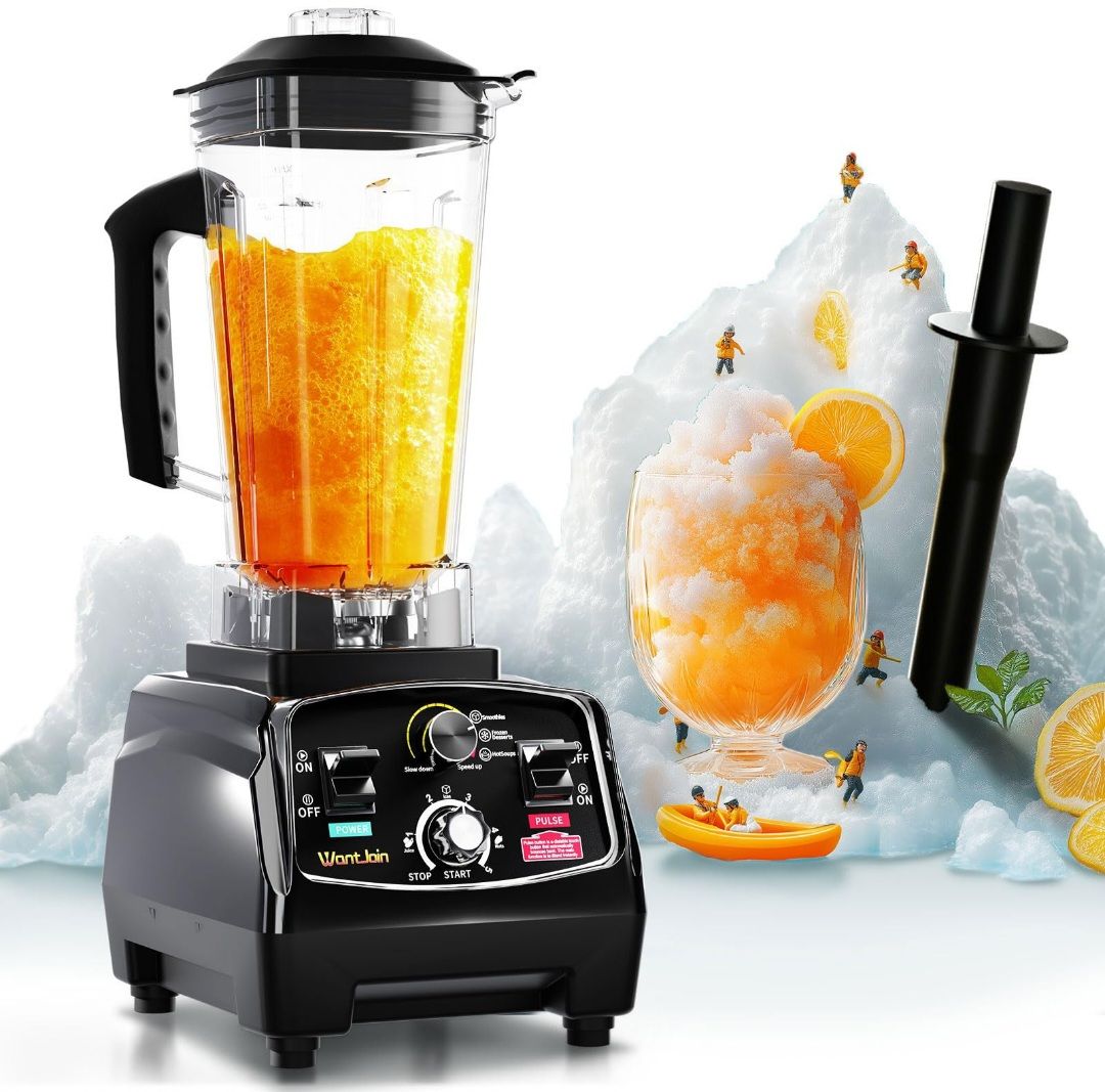 Seara Tiger 12-in-1 Blender 1800W – 2.5L Unbreakable PC Jar, Multi-Function Food Processor, High-Speed Powerful Motor, Full Set Attachments, Durable Kitchen Blender – Brand New