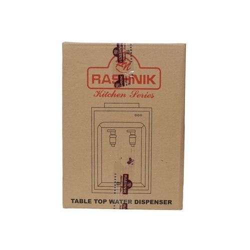 Rashnik Hot and Warm Table Top Water Dispenser (1YR WRTY) - RED/white+ FREE DELIVERY TO YOUR DOORSTEP