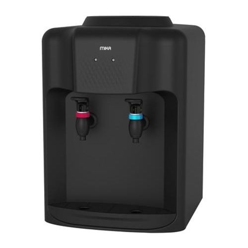 Mika Water Dispenser, Table Top, Hot & Normal, Black (1YR WRTY) - BLACK + FREE DELIVERY TO YOUR DOORSTEP