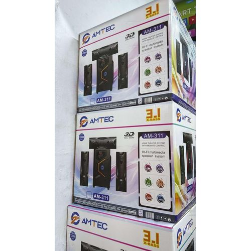 AMTEC AM-311  12000W 3.1CH AMAZING HOMETHEATRE SPEAKER SYSTEM + 1 YEAR FREE WARRANT AND DELIVERY TO YOUR DOORSTEP