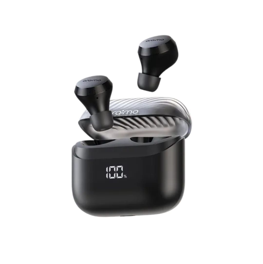 🤩Oraimo Bluetooth Buds Wireless Air Buds🎀Product Specifications
BT Version V5.0
Wireless Range >10m
Battery Capacity 55mAh (each earbud), 400mAh (charging case)
Standby Time Up to 24 hours