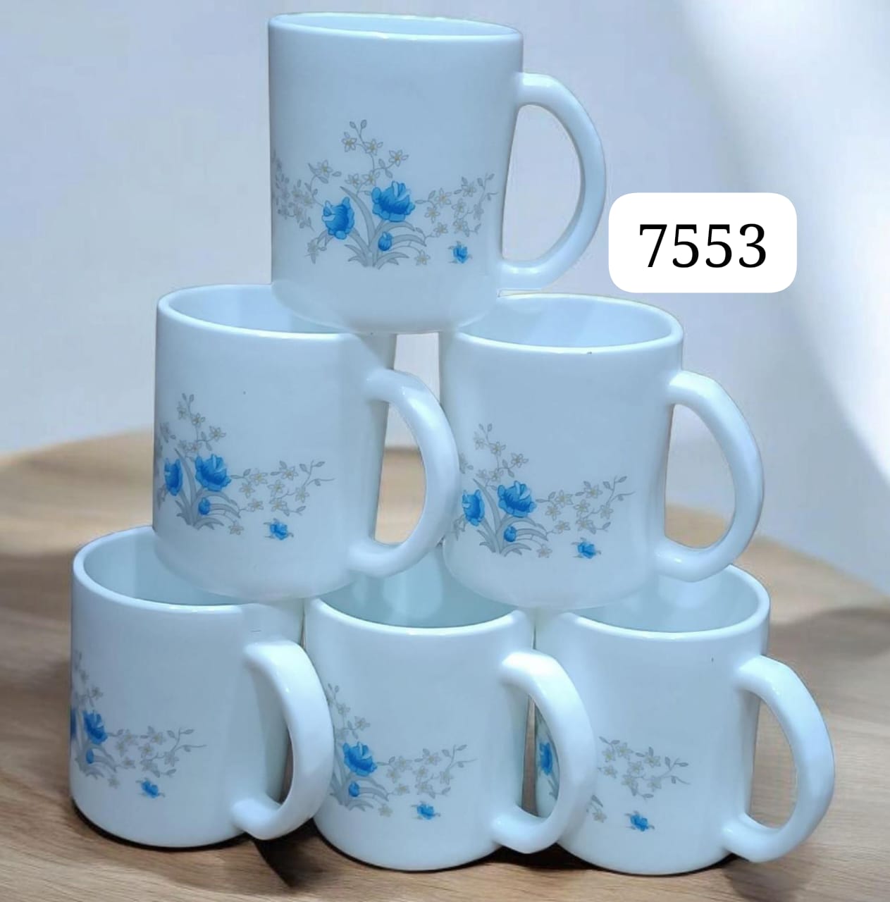 🎀Luminarc 6PCs set  New Morning Ceramic Cups for Tea/ Coffee🤮perfect blend of elegance, functionality, and durability. Designed to enhance your tea and coffee moments, these cups offer a refined tou