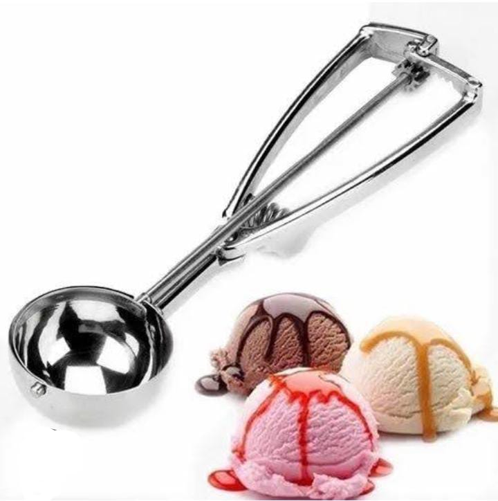 ICE SCOOPER. Ice Cream Scoop Scooper,  won't chip or discolor, You can be confident with safety and durability of this kitchen tool.
Easy to clean, dishwasher safe so clean up is no hassle.