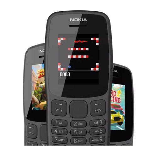Nokia 106 4G Dual SIM Button Feature Phone Long-Lasting Battery Durable Design 4G Connectivity MP3 Player, FM Radio and LED Flashlight Affordable Basic Phone 106 Nokia106 upgrade from Nokia105
