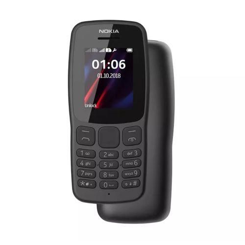 Nokia 106 4G Dual SIM Button Feature Phone Long-Lasting Battery Durable Design 4G Connectivity MP3 Player, FM Radio and LED Flashlight Affordable Basic Phone 106 Nokia106 upgrade from Nokia105