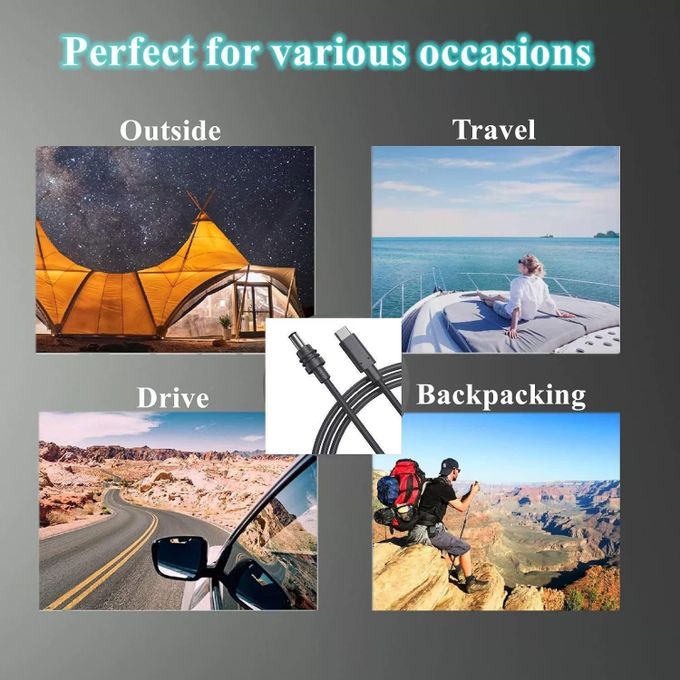 Starlink Mini USB Type C Input to DC Power Cable DC + Type C to DC Compatible StarrlinkMini Cable Connection Replacement Satellite Extension Network StarlinkCable Fiber Optic Cable Router (16.4FT/5M)