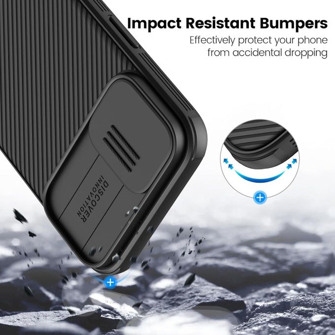 Nillkin For iPhone 16 Plus Phone Case , CamShield / Camera Shield Case with Sliding Camera Back Cover & Supports Wireless Charging Cover Shockproof  Slim Protective Nilkin Phone Case