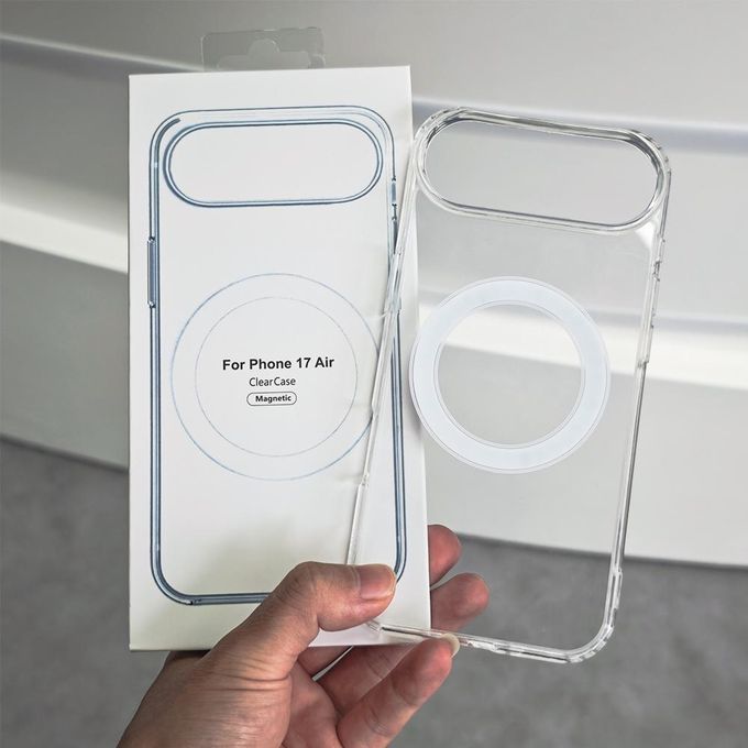 iPhone 17 Air Clear Magnetic Wireless Magsafe Clear Shockproof Transparent Colorless iPhone Back Phone Cases / Cover For iPhone 17 Air Clear Wireless Magsafe Clear Transparent iPhone Phone Case Cover