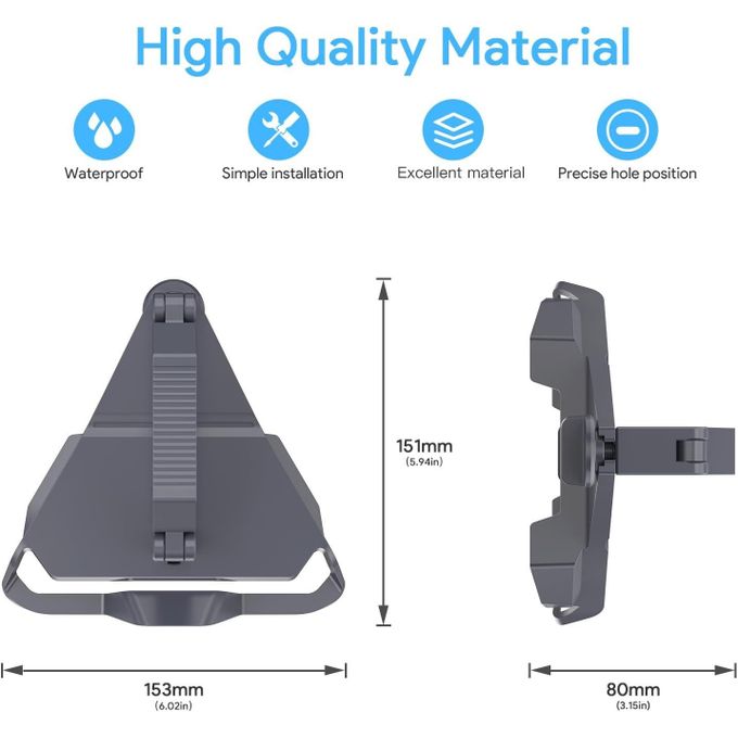 Starlink Mini CAR Roof Rack Mount for StarlinkMini Standard Pole RV, Caravans, Portable Stainless Aluminum Alloy Travel Mount for Accessories StarlinkMini Dishy