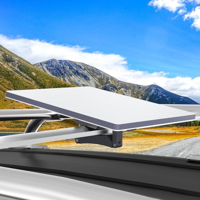 Starlink Mini CAR Roof Rack Mount for StarlinkMini Standard Pole RV, Caravans, Portable Stainless Aluminum Alloy Travel Mount for Accessories StarlinkMini Dishy
