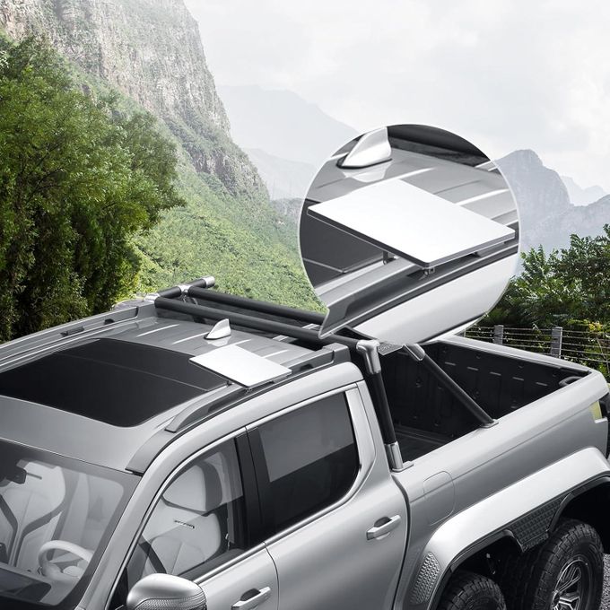 Starlink Mini CAR Roof Rack Mount for StarlinkMini Standard Pole RV, Caravans, Portable Stainless Aluminum Alloy Travel Mount for Accessories StarlinkMini Dishy