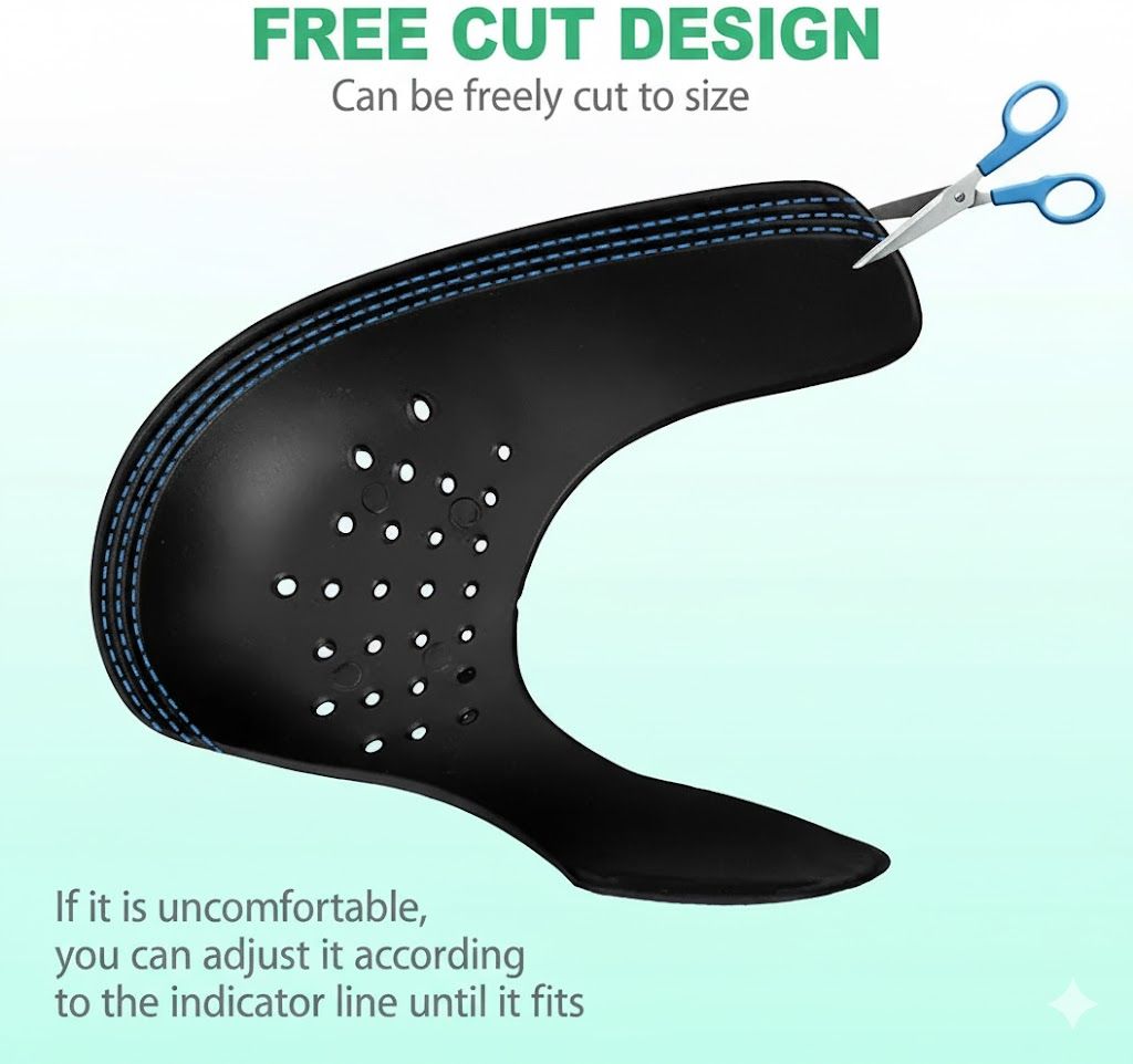 2 Pieces Anti-Crease Shoe Protector Guard Anti-Wrinkle Anticrease Guard 2 Pairs Crease Protectors for Sneakers Shoe - Anti Wrinkle Crease Protectors for Jordan 1, AF1s and Dunks, Shoe Guards