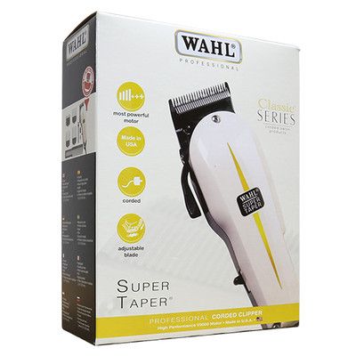 Wahl Professional Super Taper Shaving Machine – Powerful Quiet Barber Clipper with Long-Lasting V5000 Motor, Classic Design, Durable Build for Busy Stylists and Professional Kinyozi Use