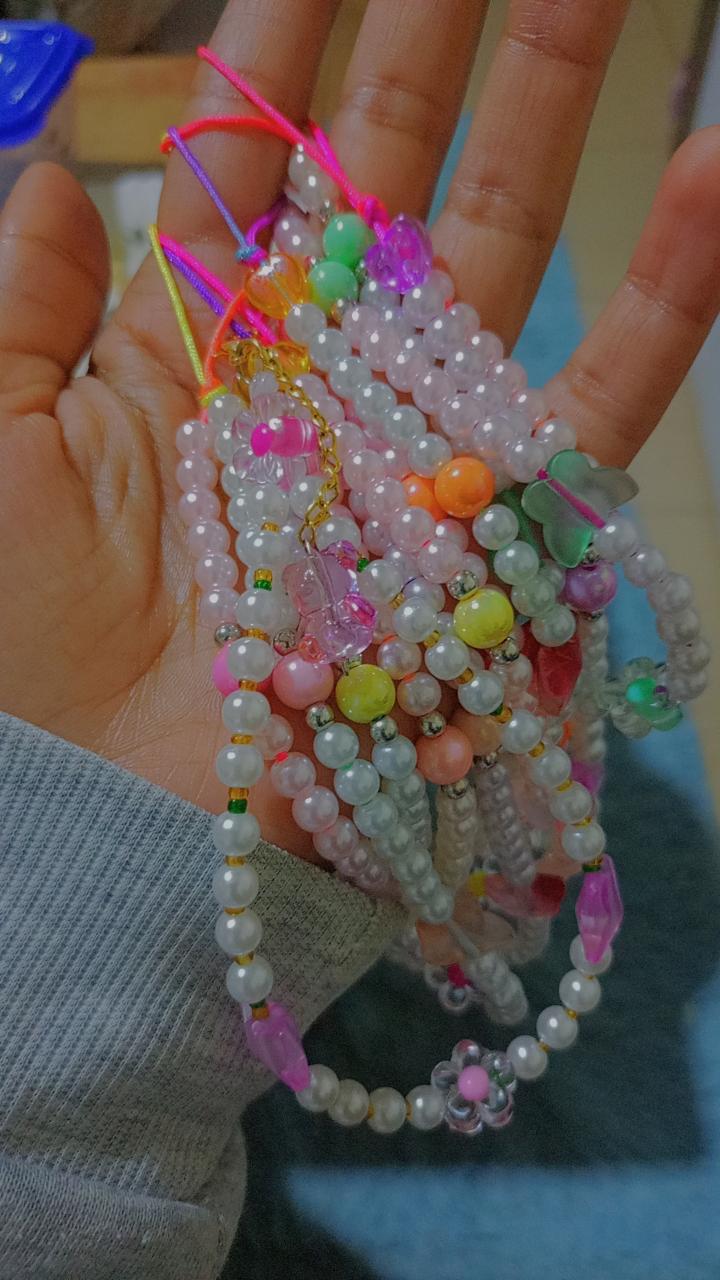 Beaded phone charms