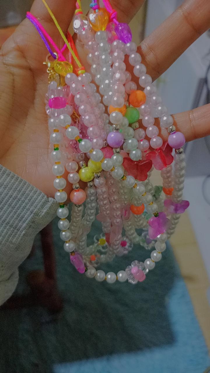 Beaded phone charms