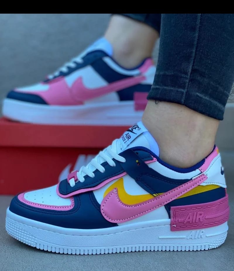 High-Quality AF Generic women Sneakers  Casual Leather Shoes  Women Sporty Comfortable Trainers Stylish Everyday Wear Durable Footwear