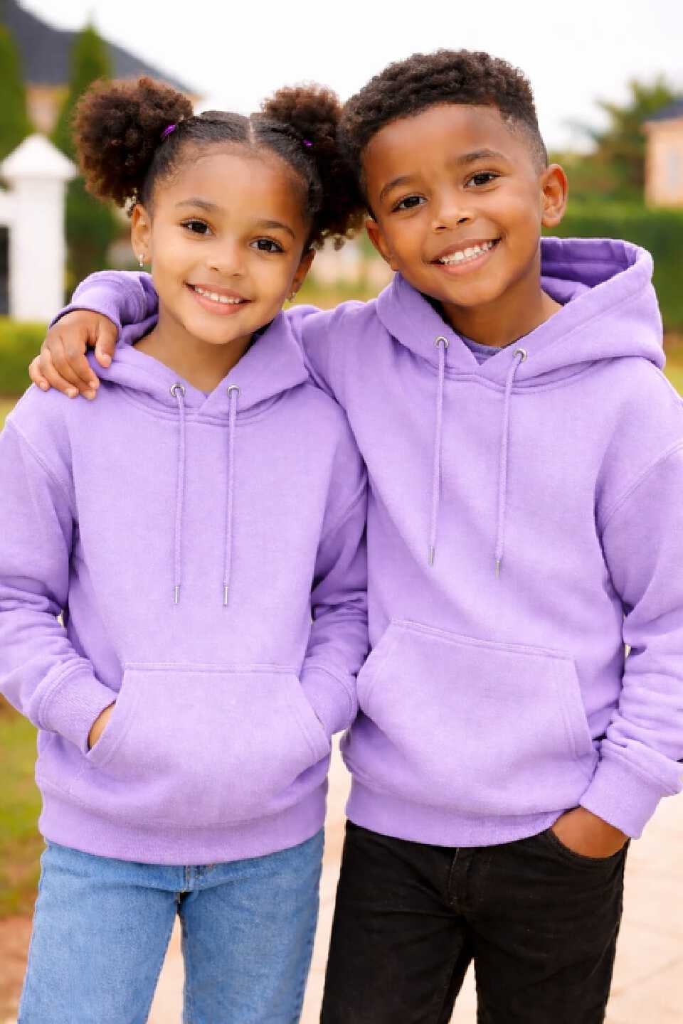 Kids Warm Hooded Sweatshirts – Soft Fleece Casual Hoodies for Boys & Girls (Ages 3–12)