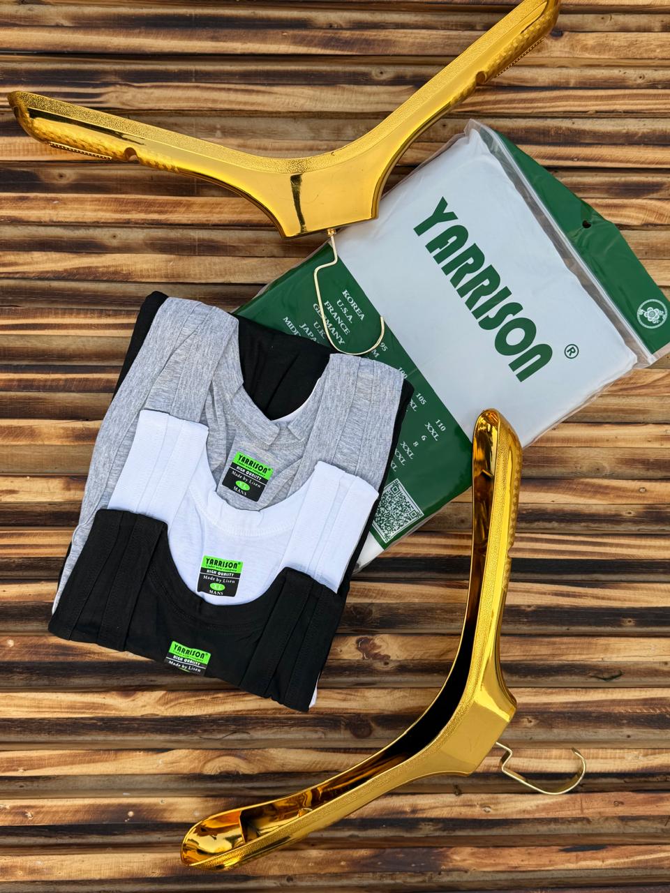 YARRISON Men’s Premium Cotton Vests (3PCS Set)