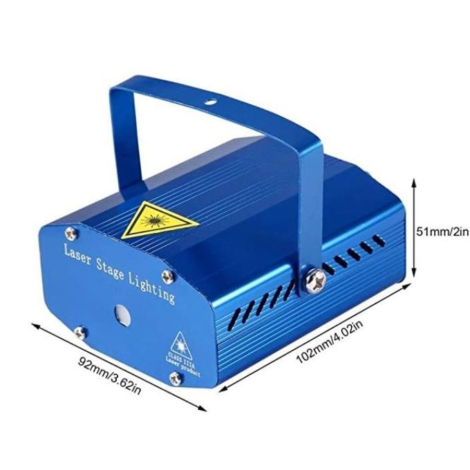 MINI LED LASER PROJECTOR STAGE LIGHTING EFFECT STROBE LASER SHOW PARTY STAGE SOUND LIGHTS