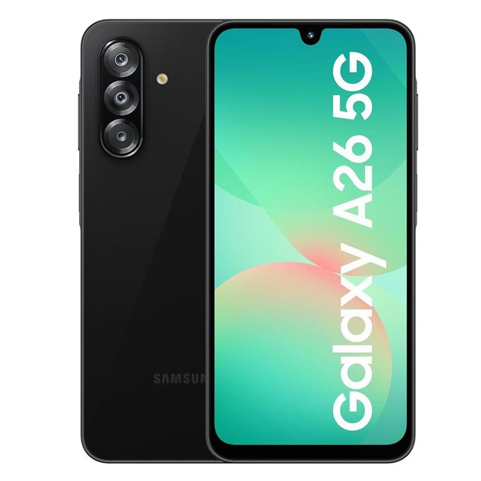 Samsung Galaxy A26 5G, 6.7", 256GB + 8GB RAM (Dual SIM), 5000mAh, Awesome Black plus free protector