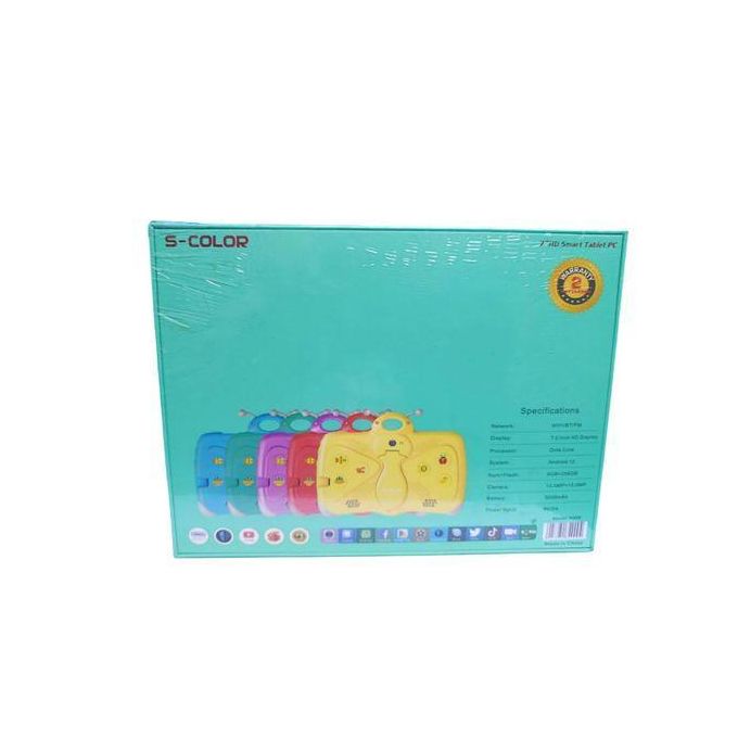 S Color S800 Kid's Tablet 7" 256GB+6GB RAM 13MP Android 12 4000mAh