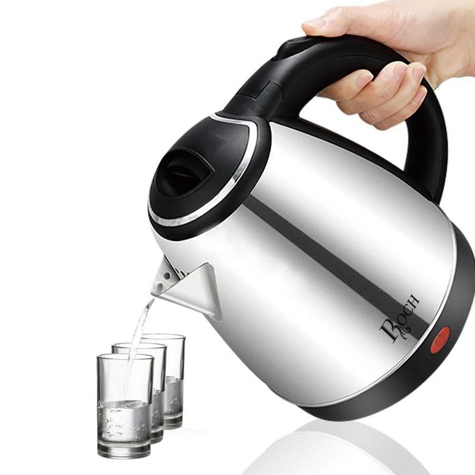 Roch 2L Silver Kettle – Stylish & Efficient ☕ Brew your favorite hot drinks with ease using the Roch 2-Litre Silver Kettle — designed for durability, fast boiling, and a sleek modern look.