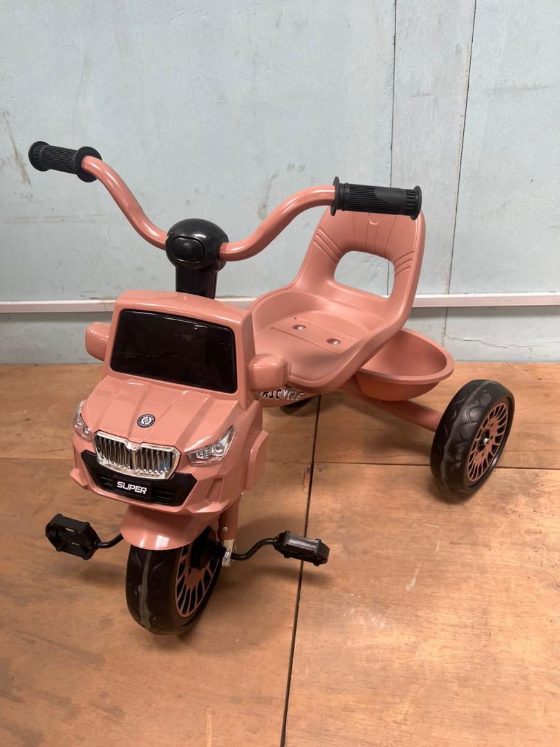 Baby Tricycle with BMW shape car and Music and Lights.