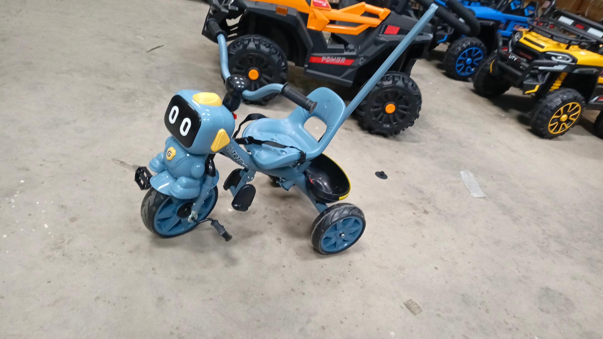 Baby Tricycle. Push Handle .